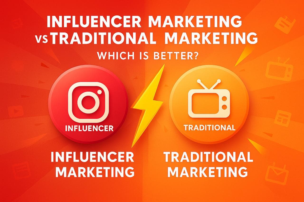 Influencer Marketing vs Traditional Marketing: Which is Better?